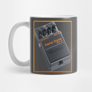 metal zone pedal small pixels Mug